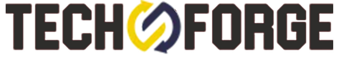 tech forge logo b&w